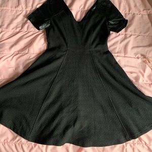 Black babydoll dress